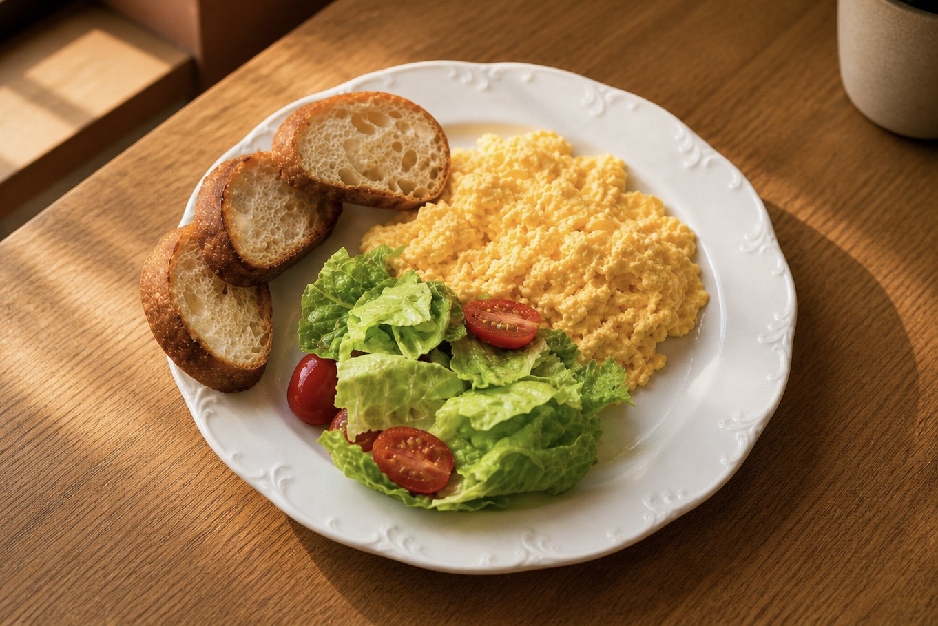 Rührei – Frühstück im ERET Café Mülheim