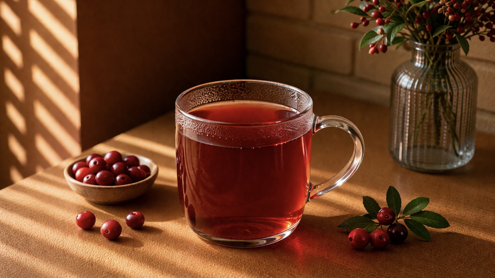 Cranberry-Früchtetee – Frühstück im ERET Café Mülheim