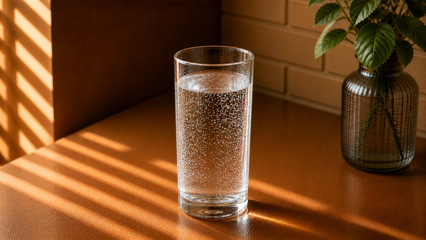 Mineralwasser mit Kohlensäure – Frühstück im ERET Café Mülheim