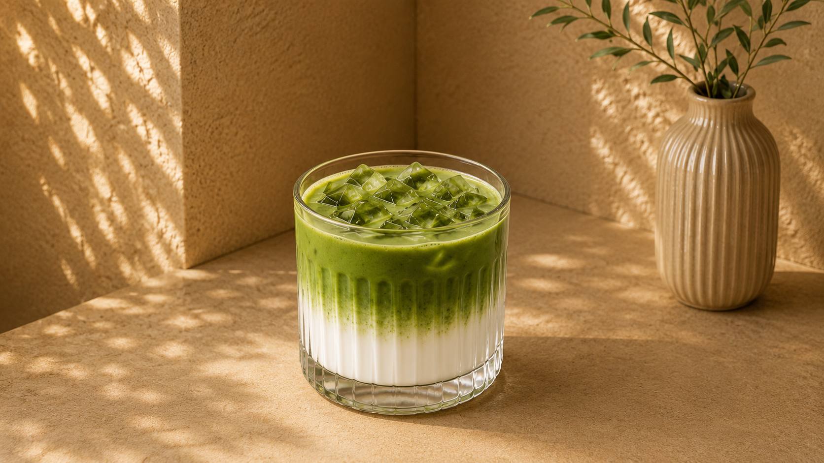 Eis Matcha Latte – Frühstück im ERET Café Mülheim